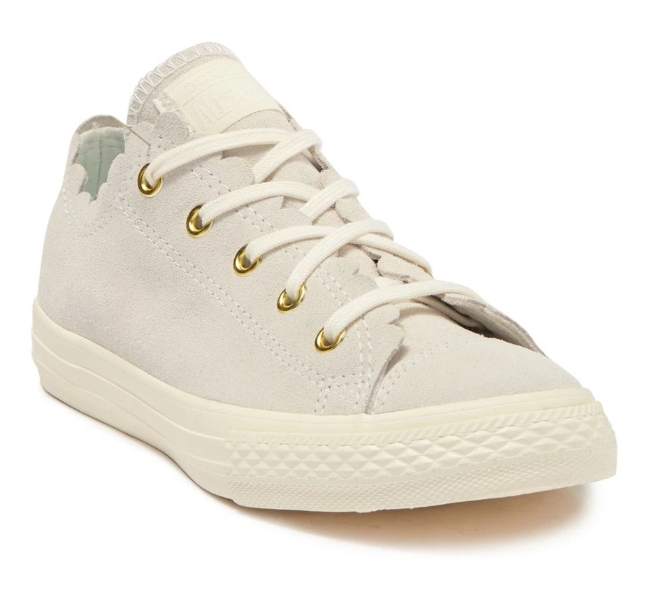 Camurça Converse Junior Chuck Taylor All Star Ox Frilly Thrills - Imagem 1 de 1