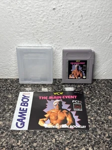 WCW: The Main Event (Nintendo Game Boy, 1994) Cartridge, Hülle und Handbuch sehr guter Zustand + - Bild 1 von 6