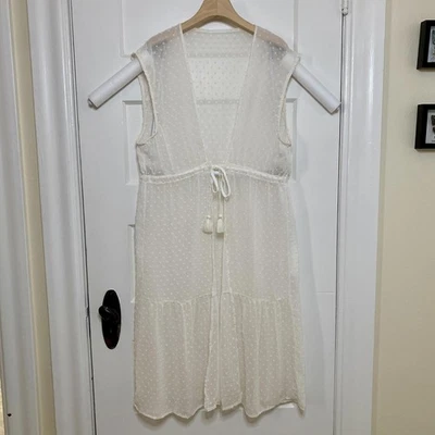 Colete Espanador Lauren Conrad Feminino Grande Balé Boêmio Cottagecore Fada Delicada - Imagem 1 de 4