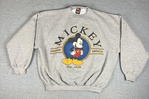 Vintage Mickey Sweater Mens Extra Large Disney Crewneck Pullover 90s Cartoon - Picture 1 of 5
