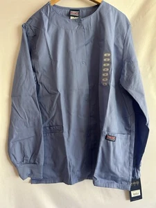 Cherokee Scrubs Jacket 4700 Womens X-Large Ciew Blue New Tags - Picture 1 of 2