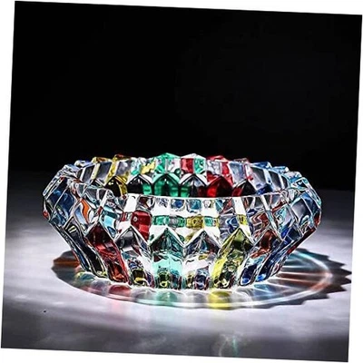 Colorful Crystal decorative bowl for kitchen and indoor,Home Office Tabletop  - Image 1 of 4