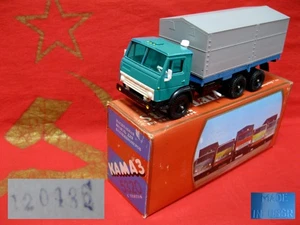 KAMAZ 5320 Truck car Scale Model 1:43 box Soviet Union 1986 Diecast metal USSR - Picture 1 of 24
