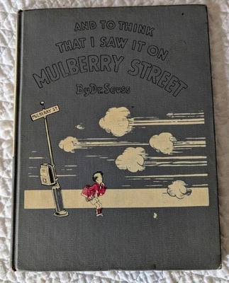 1937 AND TO THINK THAT I SAW IT ON MULBERRY STREET 1st Ed 10th Print EX LIBRARY Foto 1 de 4