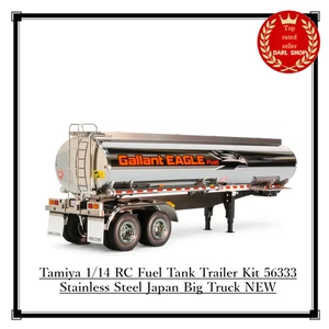 Tamiya 1/14 RC Fuel Tank Trailer Kit 56333 Stainless Steel Japan Big Truck NEW - Picture 1 of 2