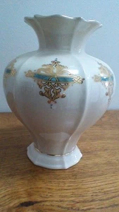 Lenox Gold and Teal Vase - Picture 1 of 5