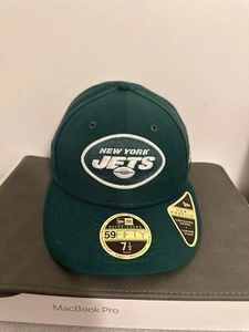 New Era Size 7 1/2 59Fifty New York Jets Authentic Fitted Hat 5950 Cap Classic - Picture 1 of 7