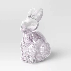 Confeti umbral objetivo vidrio púrpura conejito de Pascua, BN - Imagen 1 de 2