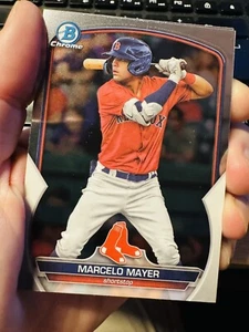 MARCELO MAYER BOSTON RED SOX 2023 BOWMAN DRAFT CHROME BASEBALL CARD #BDC-20 - Picture 1 of 1