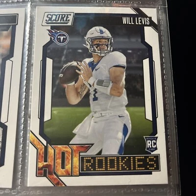 2023 Score - Hot Rookies #5 Will Levis (RC) - Image 1 of 2