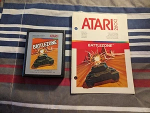 Battlezone (Atari 2600, 1983) + Manual - Picture 1 of 1