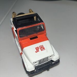 Jurassic Park Jeep Wrangler 4.5" Long Jada Diecast Toys 1/42 Scale