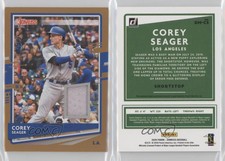 2020 Panini Donruss Donruss Materials Gold /25 Corey Seager #DM-CS