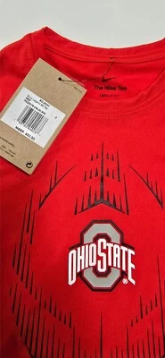 Boys Nike DriFit Ohio State Buckeyes Legend Football Licensed T-Shirt OSU - Image 1 of 2