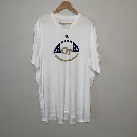 Georgia Tech Yellow Jackets Adidas Training Shirt 3XL XXXL  Team Issued Cover