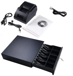 Quickbooks & Aldelo Point of Sale POS: USB Thermal Receipt Printer + Cash Drawer - Picture 1 of 3
