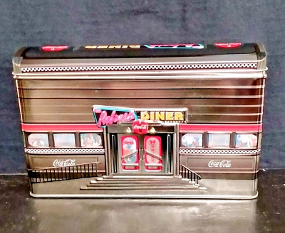 RECIPIENTE DE COCA-COLA REFRESH JANTAR LATA PUBLICIDADE COCA-COLA COM GRÁFICOS DE TAMPA BOM - Imagem 1 de 4