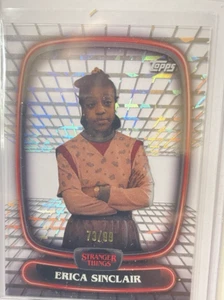 2025 High-Tek Stranger Things ERICA SINCLAIR Hawkins Lab Hellfire 73/99 #2 - Imagen 1 de 2