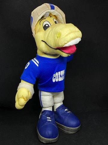 Team Heroes Indianapolis Colts Dino Dinosaur Vintage 1994 Plush Toy Doll NWT Cover