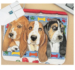 Basset Hound Mouse Pad - Picture 1 of 1
