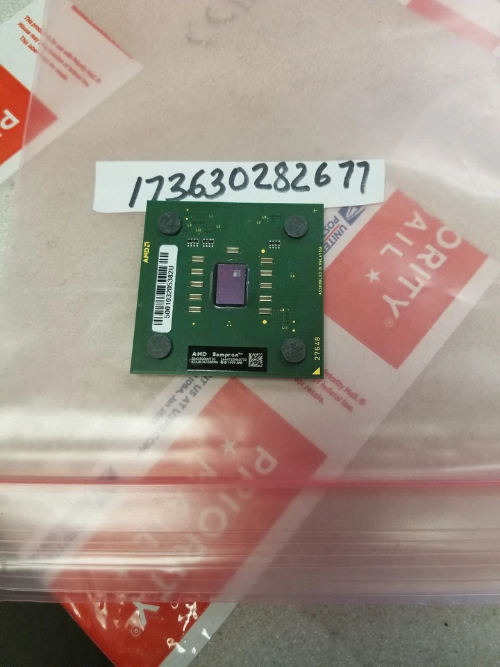 AMD Sempron SDA2500DUT3D 1.75GHz 333MHz 256KB Cache SocketA CPU Processo - Image 1 of 1