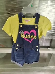 NEW Chillipop Girls Outfit Set 2 Pieces 10/12 Size Clothes T-shirt Jeans - Picture 1 of 4