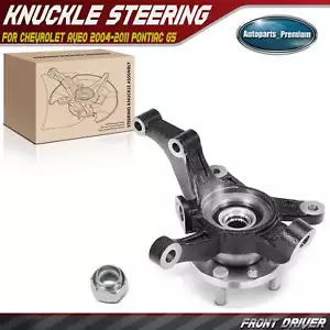 Front LH Steering Knuckle Assembly for Chevrolet Aveo 2004-2011 Aveo5 Pontiac G3 - Picture 1 of 9