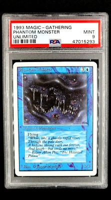 1993 MtG Magic the Gathering Unlimited Phantom Monster PSA 9 Mint POP 7 - Image 1 of 4