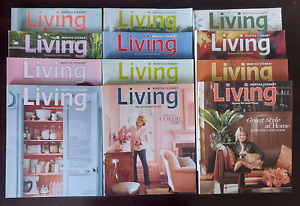 Martha Stewart Living Magazine Lot Complete Year January-December 2007 12 issues
