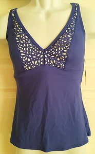 Captiva Swim Bikini Tankini Top Size M Indigo ti3 - Picture 1 of 2
