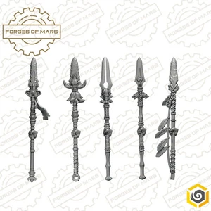 Knights - Wolves - Weapons - Primal Hounds Power Spears (x5 Right) - Picture 1 of 1