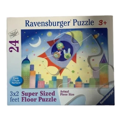 Ravensburger Puzzle 24 Pc Super Sized Floor Childs Kids To The Moon NEW Sealed - Image 1 of 4