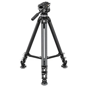 Leofoto LVC-253C Cinematic Video Series 3 Section Tripod with BV-20 Video Head - Picture 1 of 12