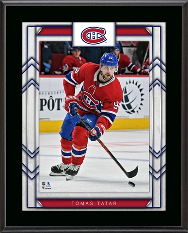 Tomas Tatar Montreal Canadiens 10.5" x 13" Sublimated Player Plaque Cover