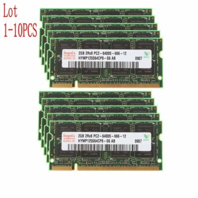 20GB 16GB 8GB 4GB 2GB DDR2 800Mhz PC2-6400 200Pin Laptop Memory RAM Hynix BT LOT - Image 1 of 4