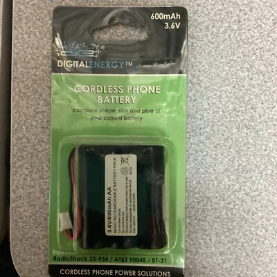 BATERÍA TELÉFONO INALÁMBRICO DIGITAL ENERGY 600 mAh 3.6V 23-0119 Foto 1 de 2