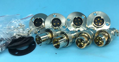 GX16 2 pin 3/4/5/6/7/8Pin Reverse Circular Aviation Plug Socket Flange Connector - Image 1 of 4