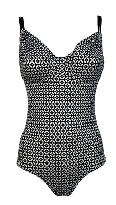 FASHY costume donna intero coppa C foderato fantasia bianco/nero art 21942 01 C  - Bild 1 von 4