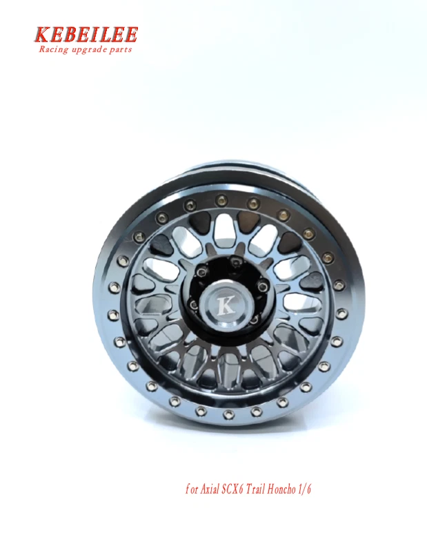 KEBEILEE CNC 2.9'' Aluminum Bead Lock Wheel For Axial SCX6 Trail Honcho 1/6 1pcs - Image 1 of 1