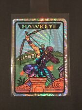 1993 Marvel Prism Vending Sticker Hawkeye