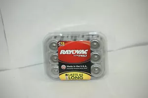 12er Pack Rayovac ALC-12 UltraPRO Alkali C Batterien EXP 2024 - Bild 1 von 2