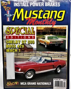 VINTAGE MUSTANG MONTHLY MAGAZINE DEC 1988 - Mint Condition/Crisp Perfect Gift! - Bild 1 von 3