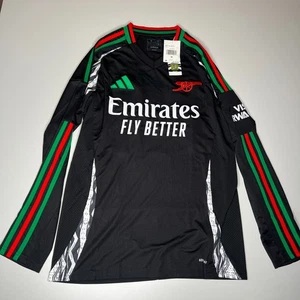 New Adidas Arsenal 2024/25 Away Long Sleeve Jersey IS8135 Men’s M Slim Fit - Picture 1 of 15