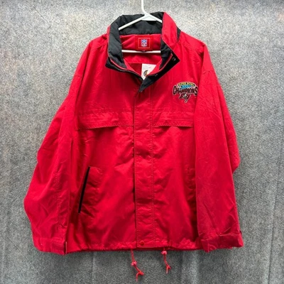 Chaqueta Tampa Bay Buccaneers Hombres XL Roja Super Bowl Champions Sudadera con Capucha Parka XXXVII Foto 1 de 4