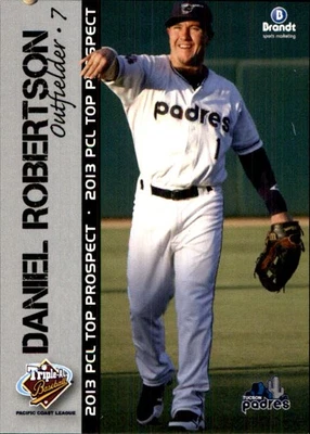 Daniel Robertson 2013 Brandt Pacific Coast League Top Prospects #35 RC - Imagem 1 de 2