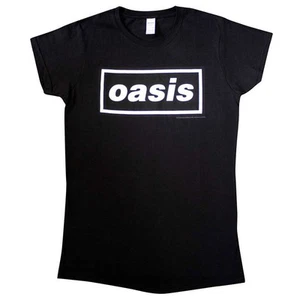 Oasis Decca Band Logo Skinny Fit T Shirt - Picture 1 of 3