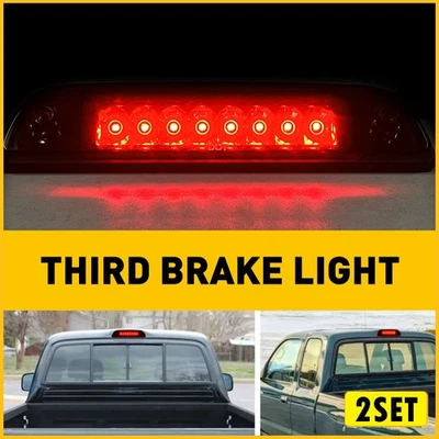 Juego de 2 luces LED rojas para Toyota Tacoma 1995-2017 tercera luz de freno lámpara de carga trasera B Foto 1 de 4