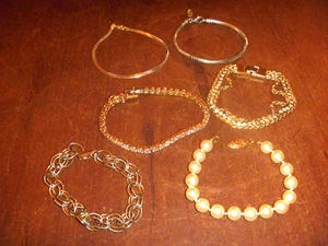 Vintage Modern Bracelet Lot of 6 Some 925 Silver - Picture 1 of 13