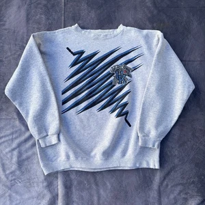 Vintage 90's UK Kentucky Wildcats Gray Crewneck Pullover Sweatshirt Sz Medium - Picture 1 of 11