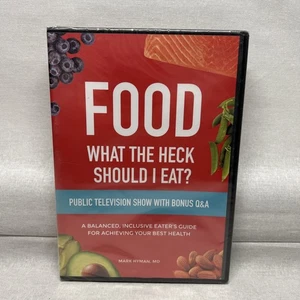 Food What The Heck Should I Eat? Mark Hyman (DVD 2018)  PBS-NEW SEALED !!! - Foto 1 di 2